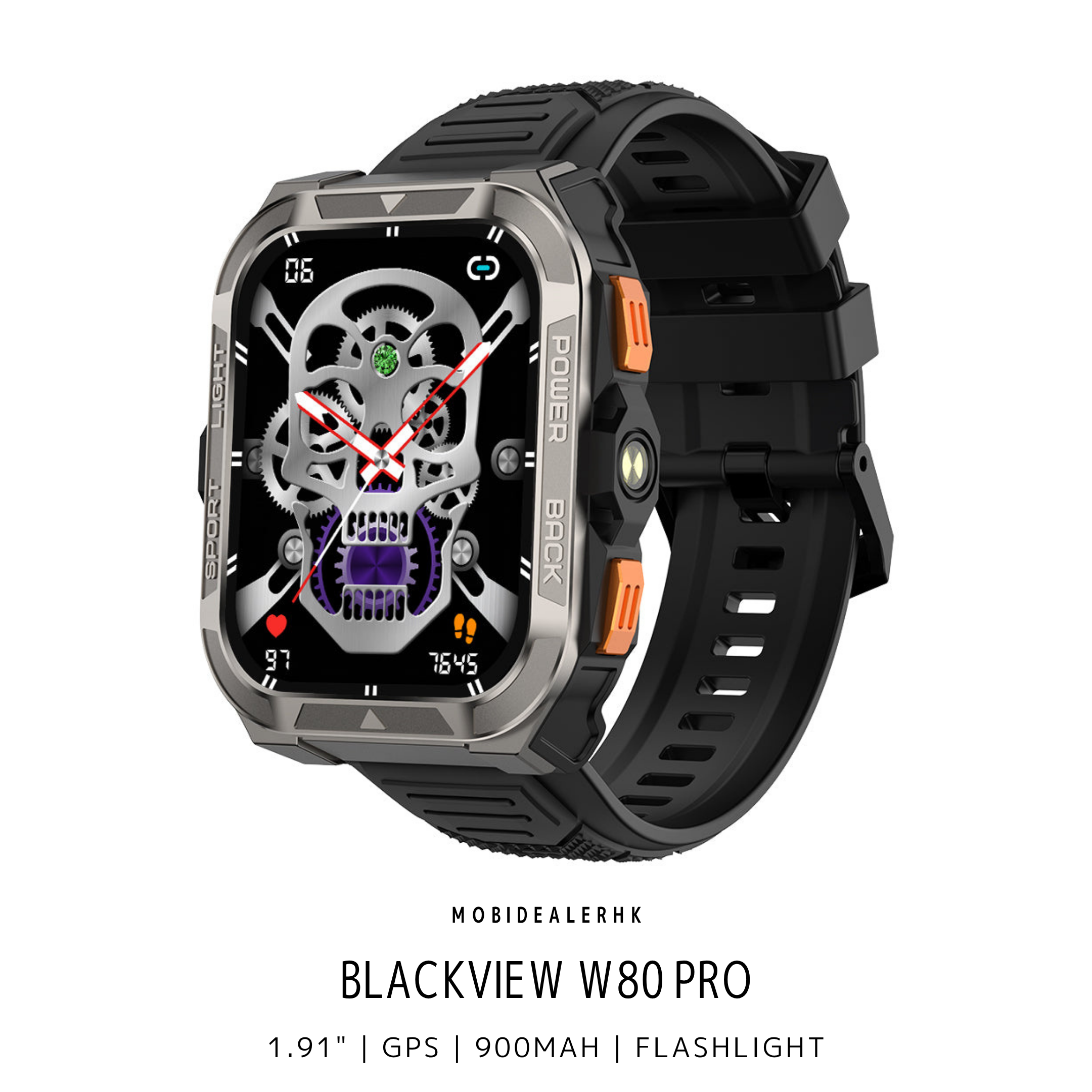 Blackview W80 Pro 三防智能手錶 | Blackview W80 Pro Rugged Smartwatch 