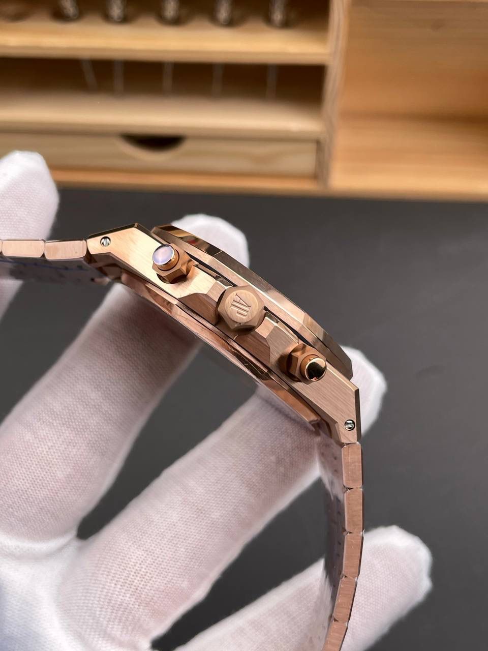 🚀皇家橡树26240 玫瑰金蓝盘/41mm/4401机💯