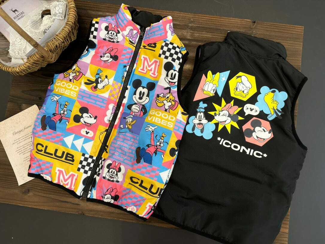 日本BD迪士尼雙面夾棉背心 -1件- 現貨