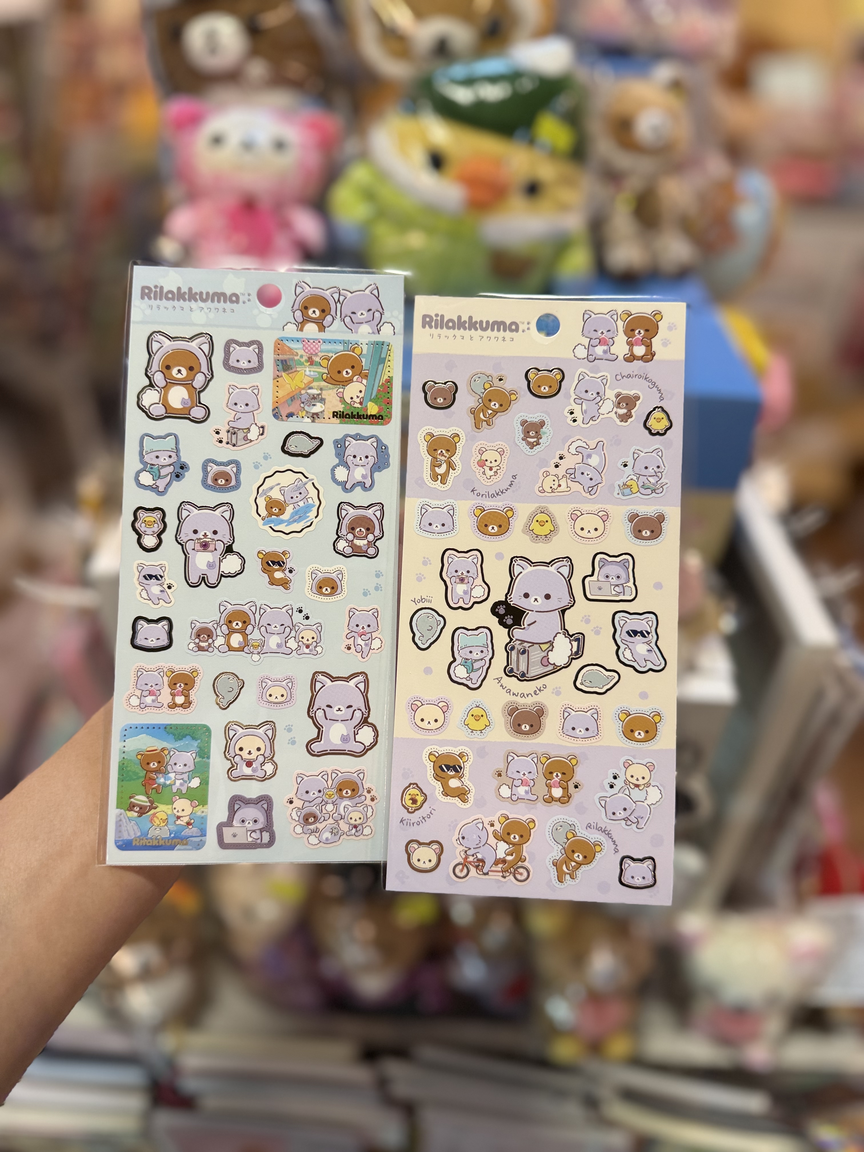 《現貨》全新Rilakkuma瓦瓦貓系列貼紙