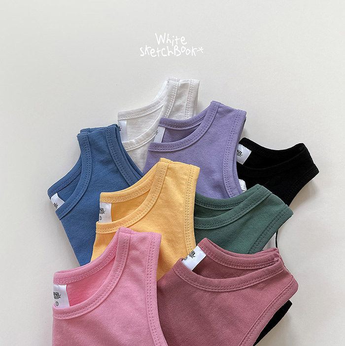 🇰🇷WhiteSketchBook背心