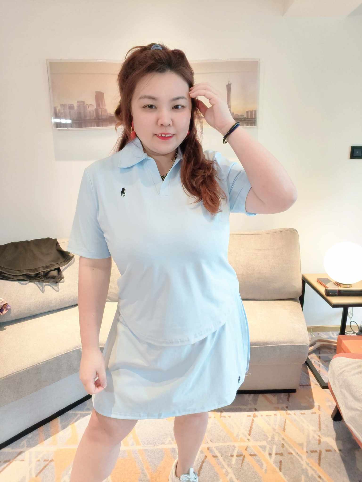 YCI03 1002 有领POLO V领套装