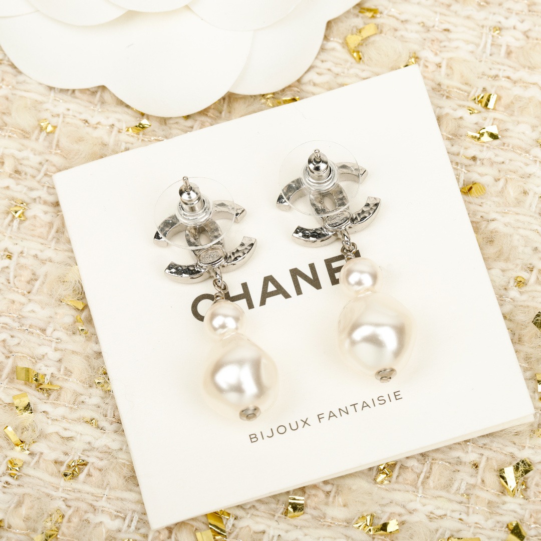 【原單】CHANEL CC 珍珠耳環 - 禮盒裝