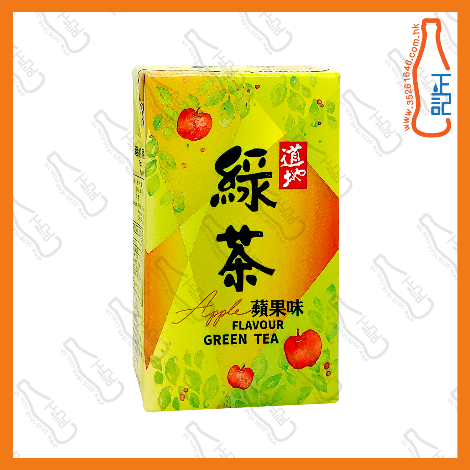 ==(紙包)道地 蘋果綠茶 250ml x【12包】/份