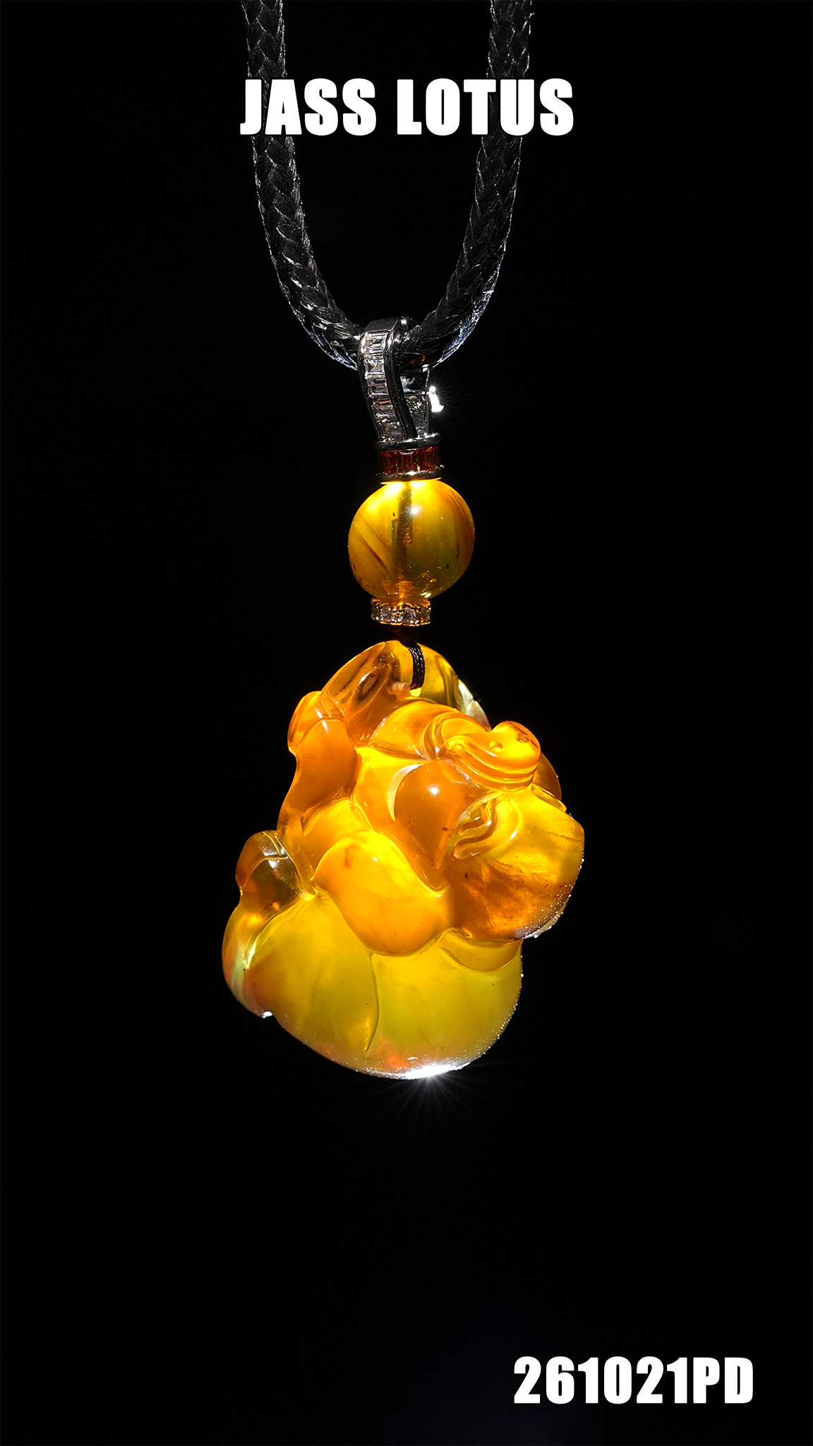 緬甸天然琥珀棕血珀肥豬吊墜