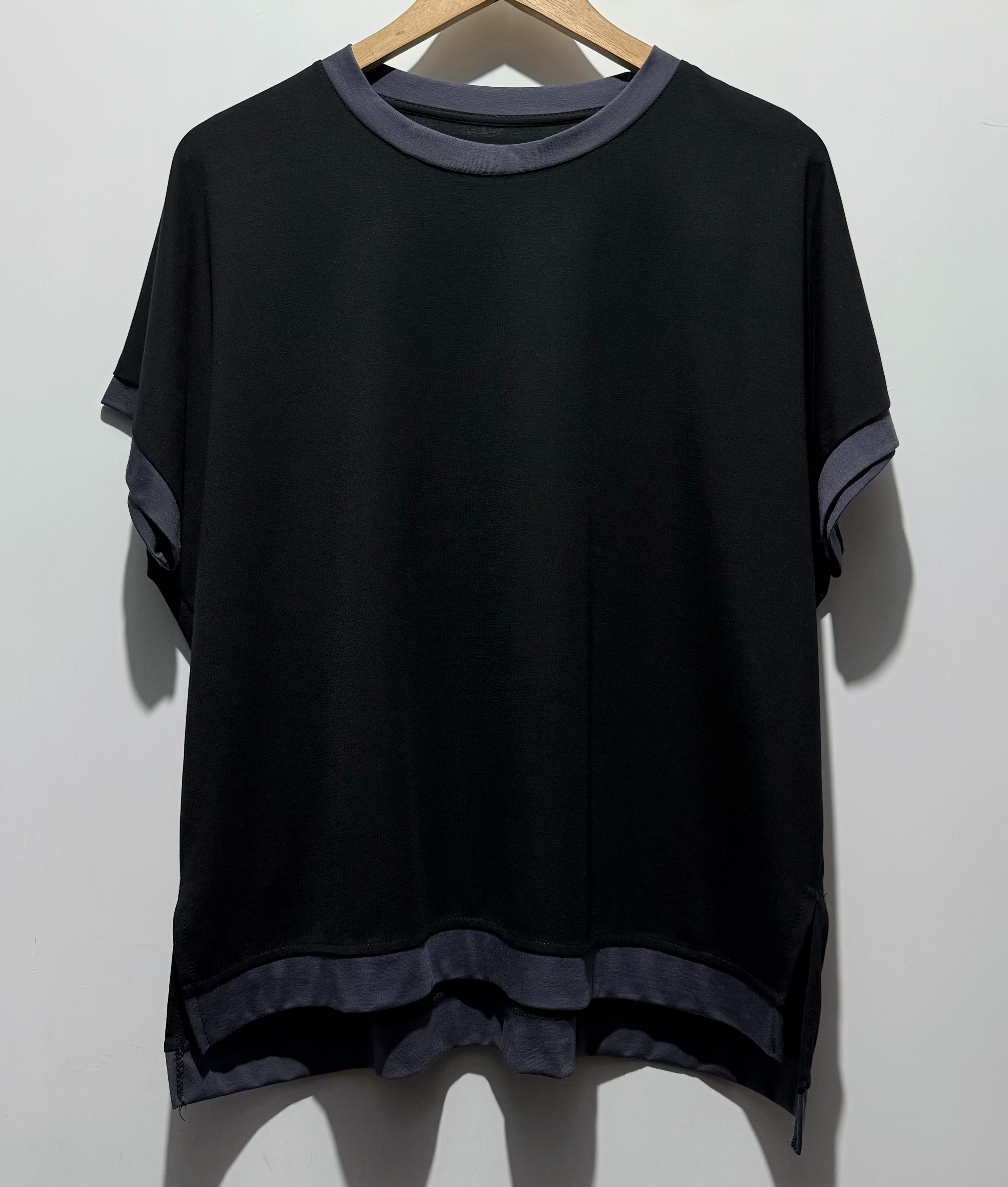 #2094 簡約撞色圓領Top 🔥