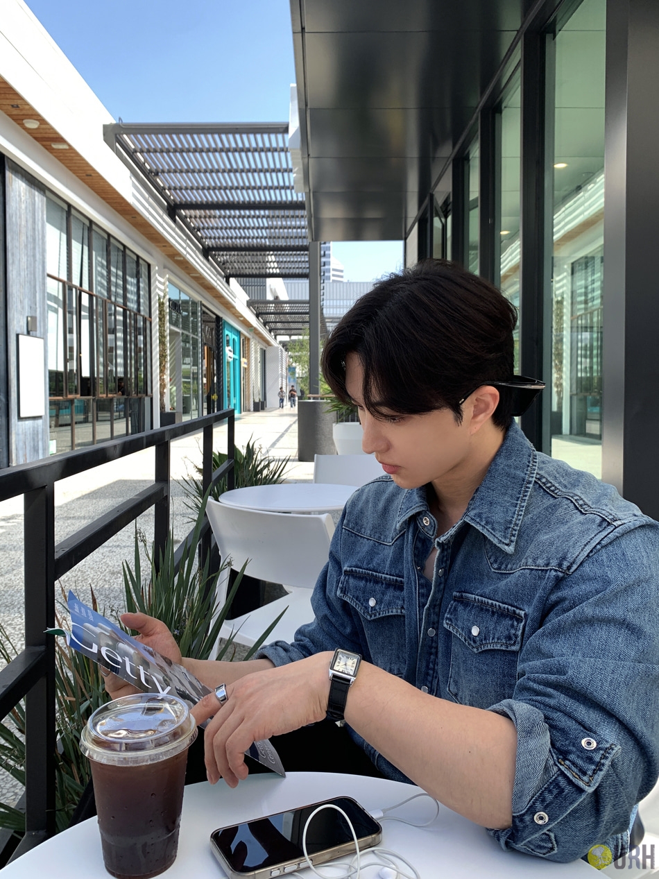 【100%保證韓國直送】韓國品牌原創系列 復古水洗雙口袋大寬鬆美式單寧襯衫 👕 [1 color] RL114877