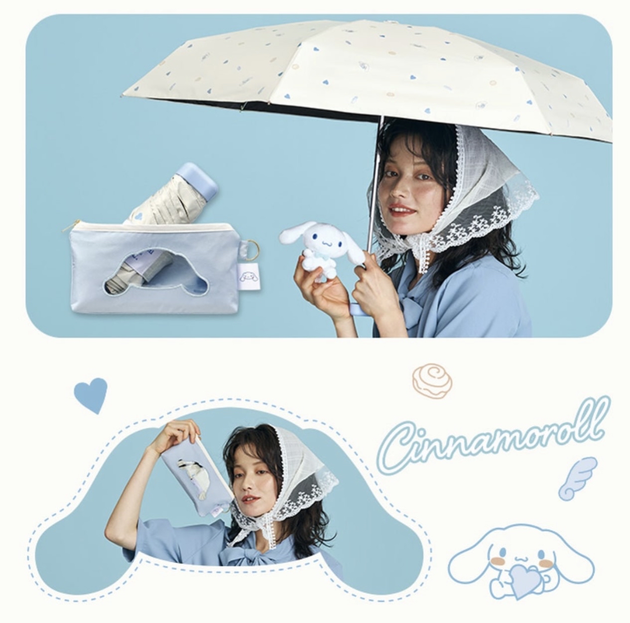 🎌日本直送🎌Wpc x Sanrio 防Uv縮骨遮