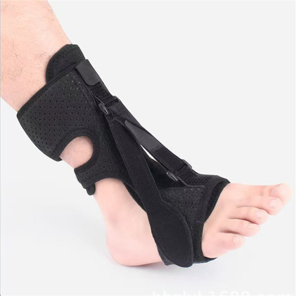 足下垂矯形帶 足底筋膜防護 跟腱拉伸 足外翻 夜用矯正器 [平行進口] HK2725