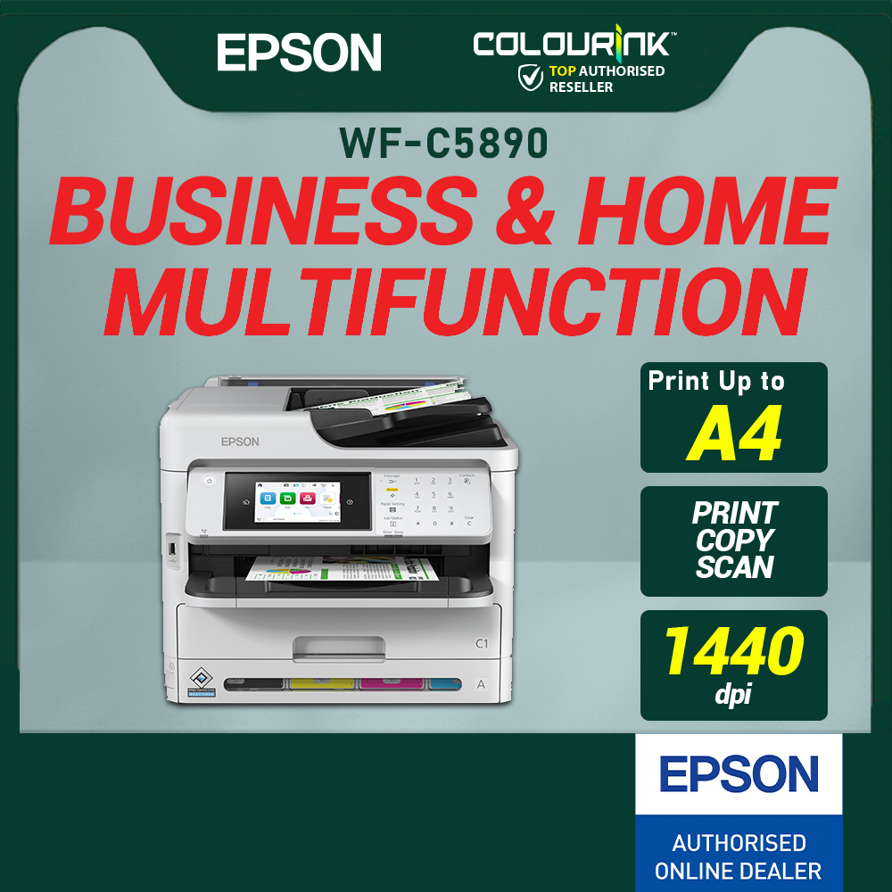 Epson WorkForce Pro WF-C5890 All in One Duplex A4 Copy WiFi Network Mobile DADF Printer similar T920DW G7070 C5790 C5890