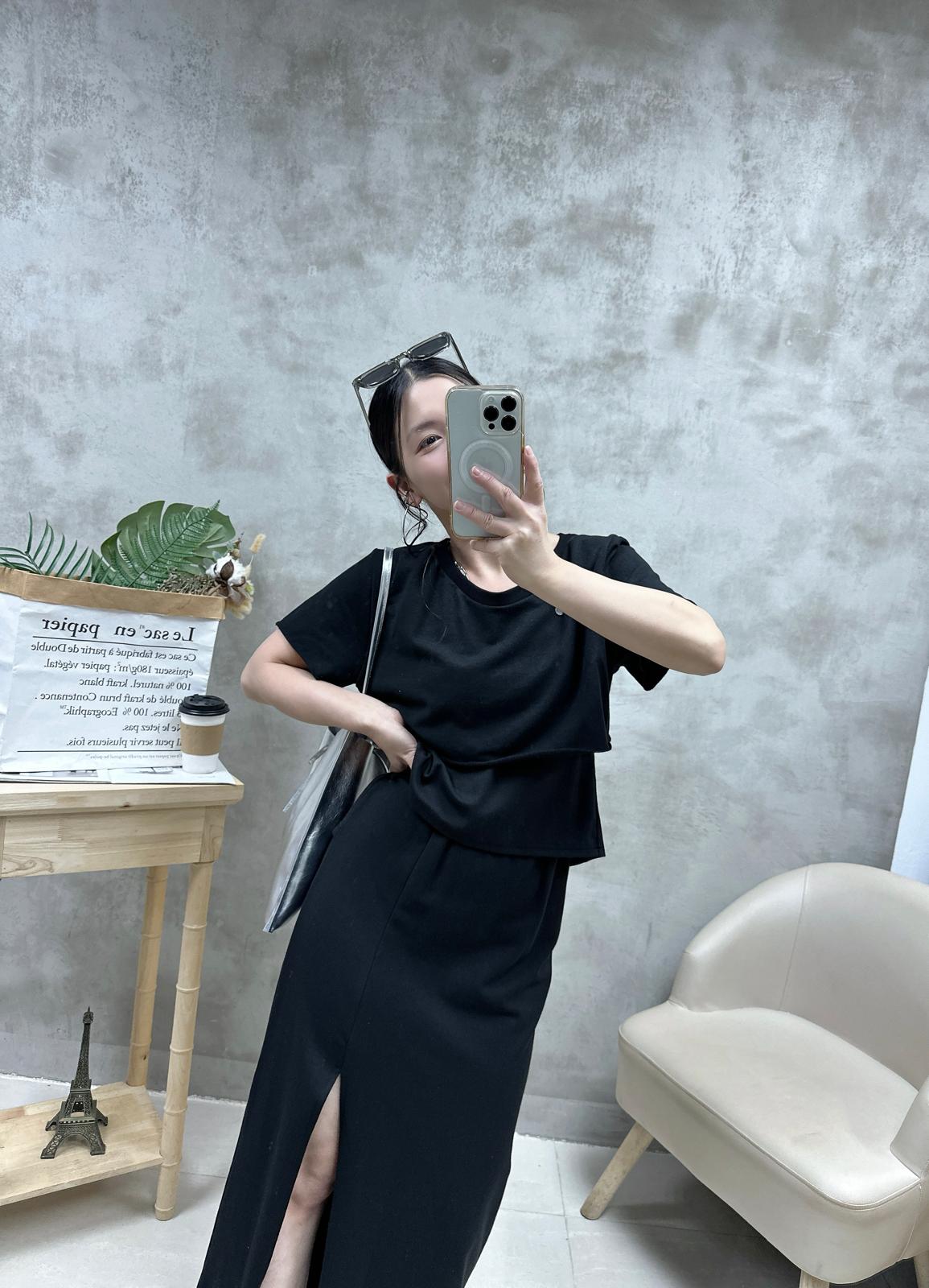 P19 前後兩著棉質裙