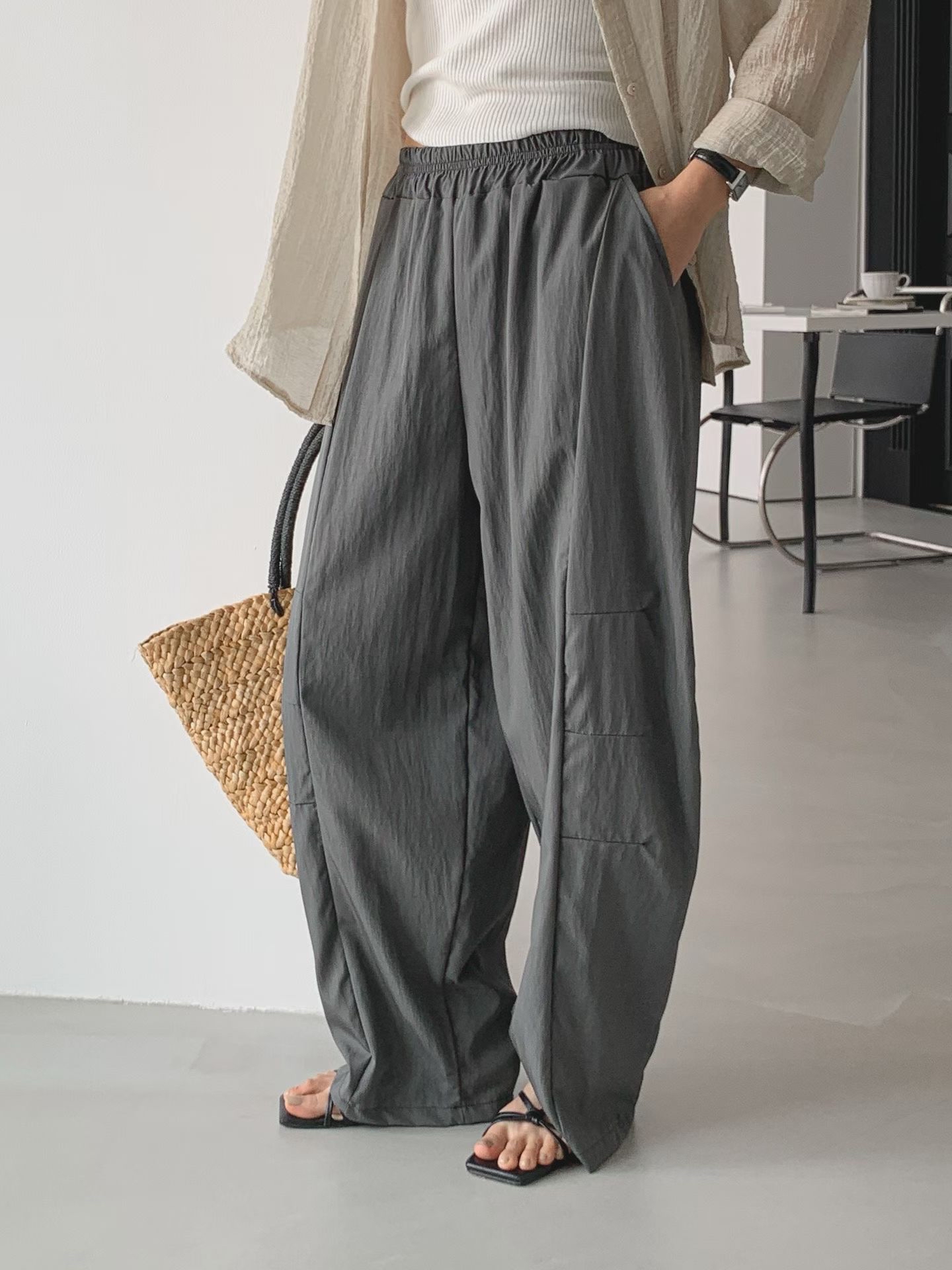 STG OS 單色斯文優皮褲