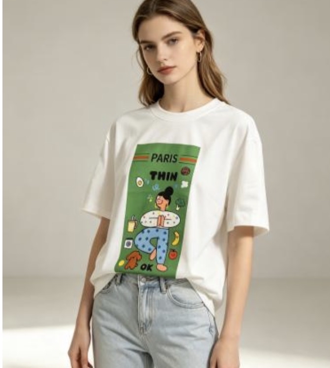 [訂購］M052 Wellness Yoga Girl Art Tee