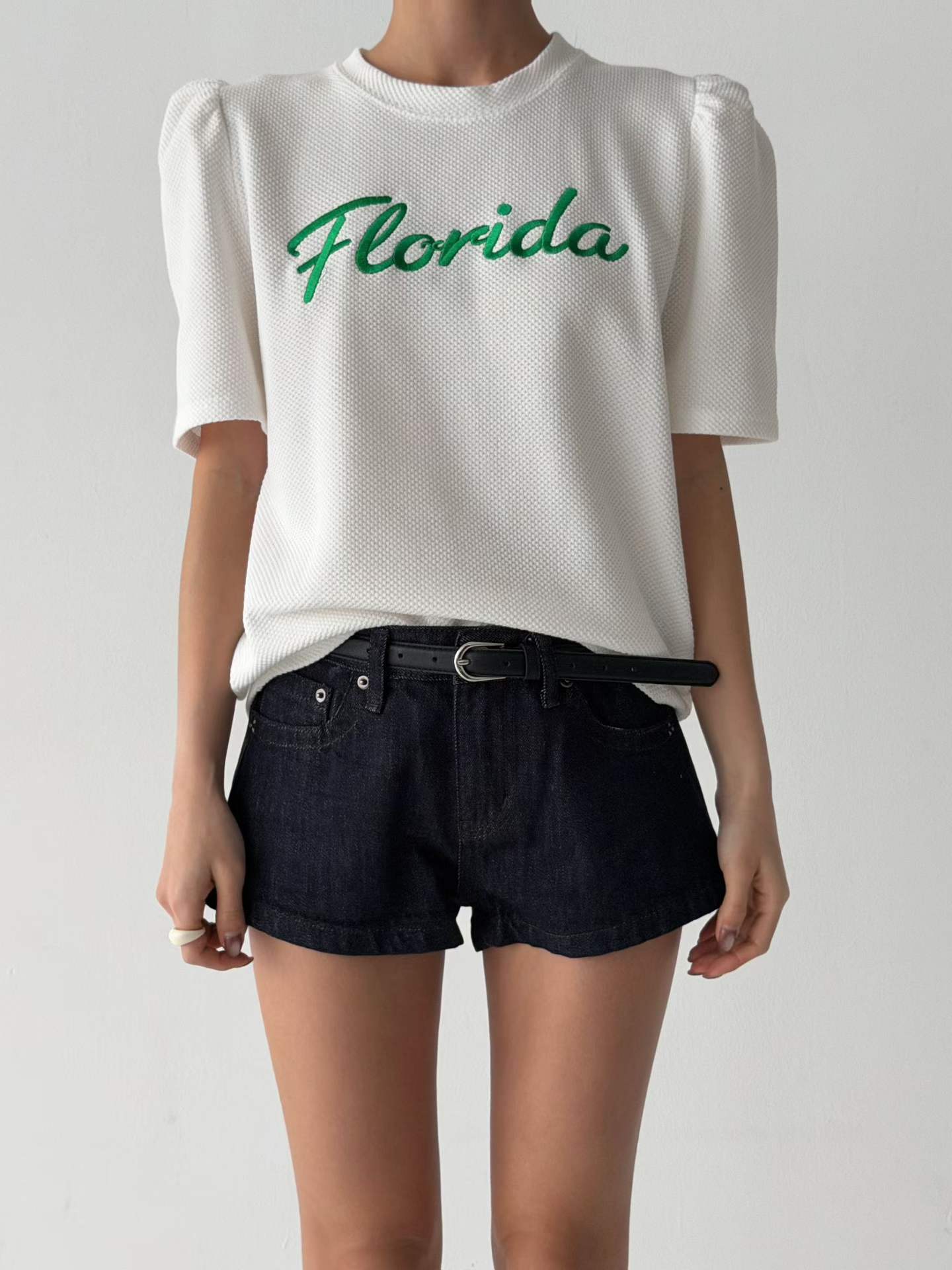 <限時預購> Florida 華夫格澎澎袖 Top TW260307K03 《9/3截單，預計4月中旬到港》