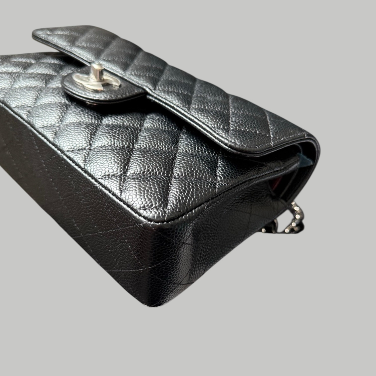 Chanel Caviar CF23銀扣