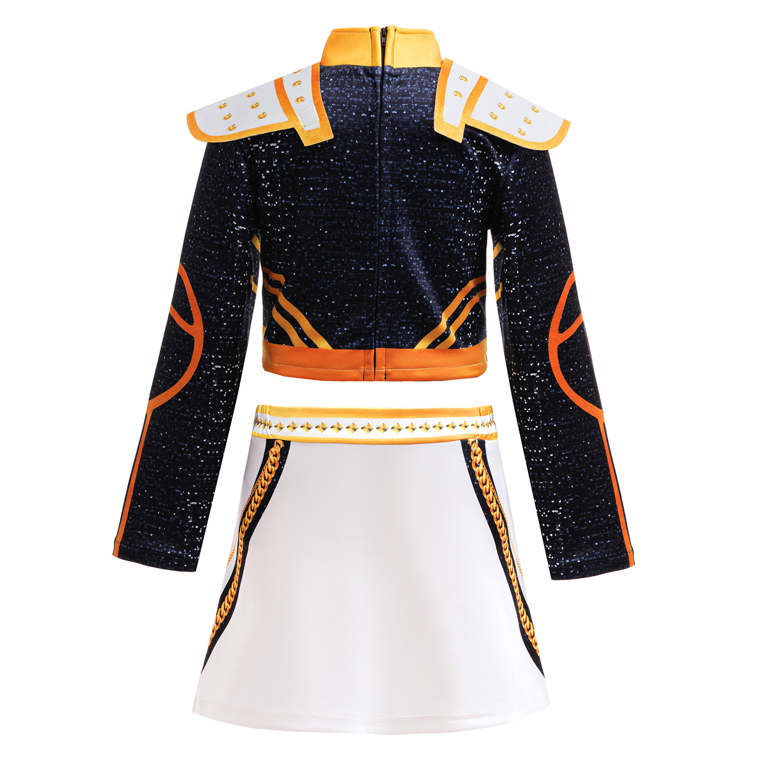 Zoey 黑金Cosplay服裝女童 Kpop Demon Hunters Costume 兒童舞台表演角色扮演套裝 Lets Cosplay cos1153