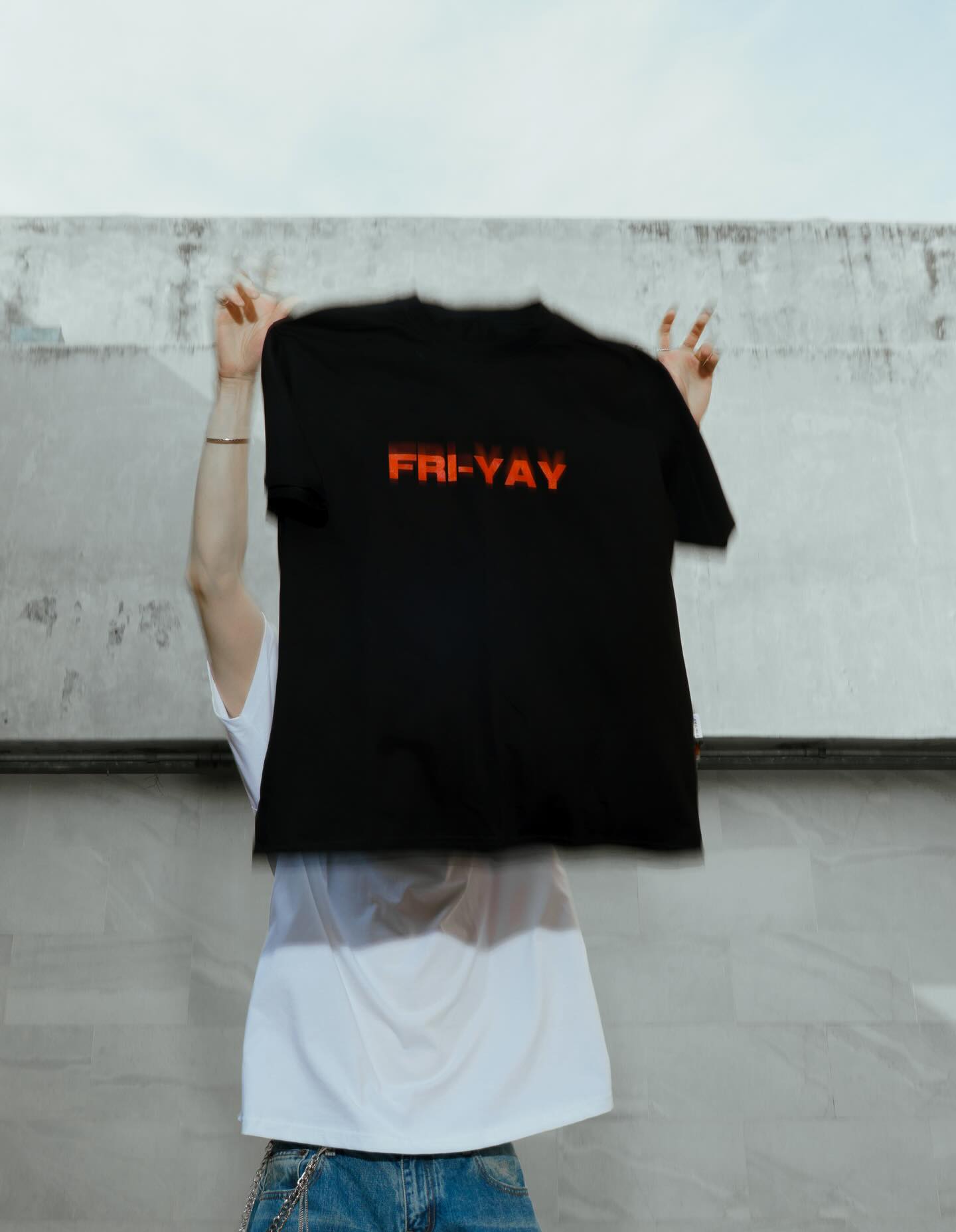 泰國搶購 | FRI-YAY - Sorry, No Ctrl+Z_Black T-Shirt