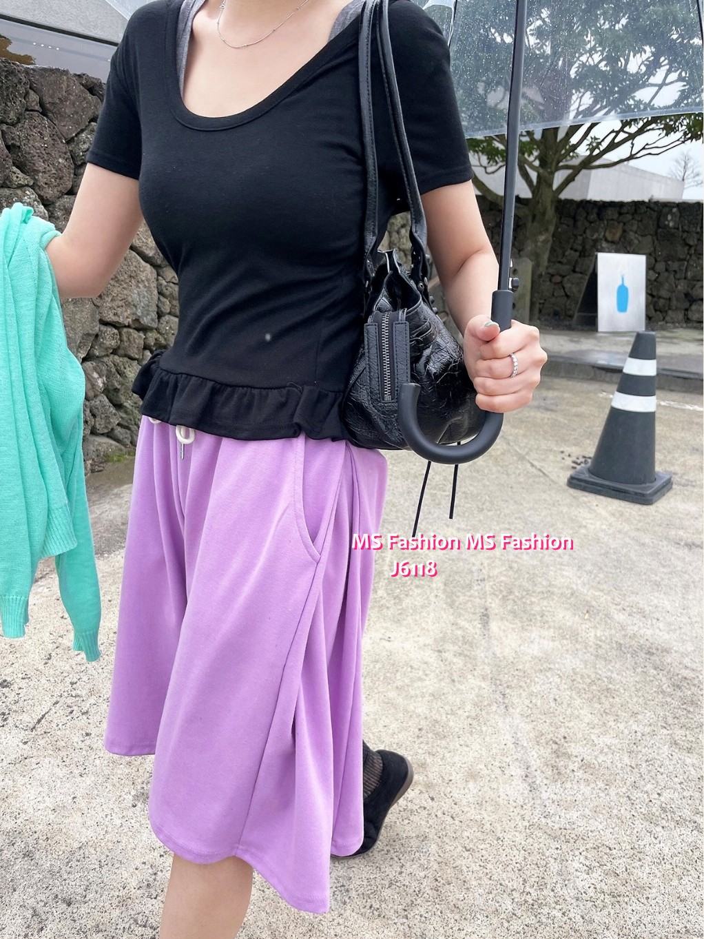 J6118 靚色休閒短褲