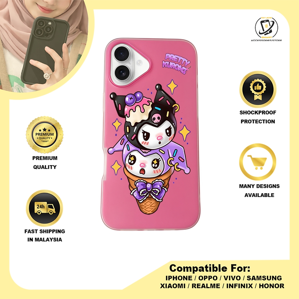 JELLY CASE PHONE FOR IPHONE - DESIGN KUROMI A