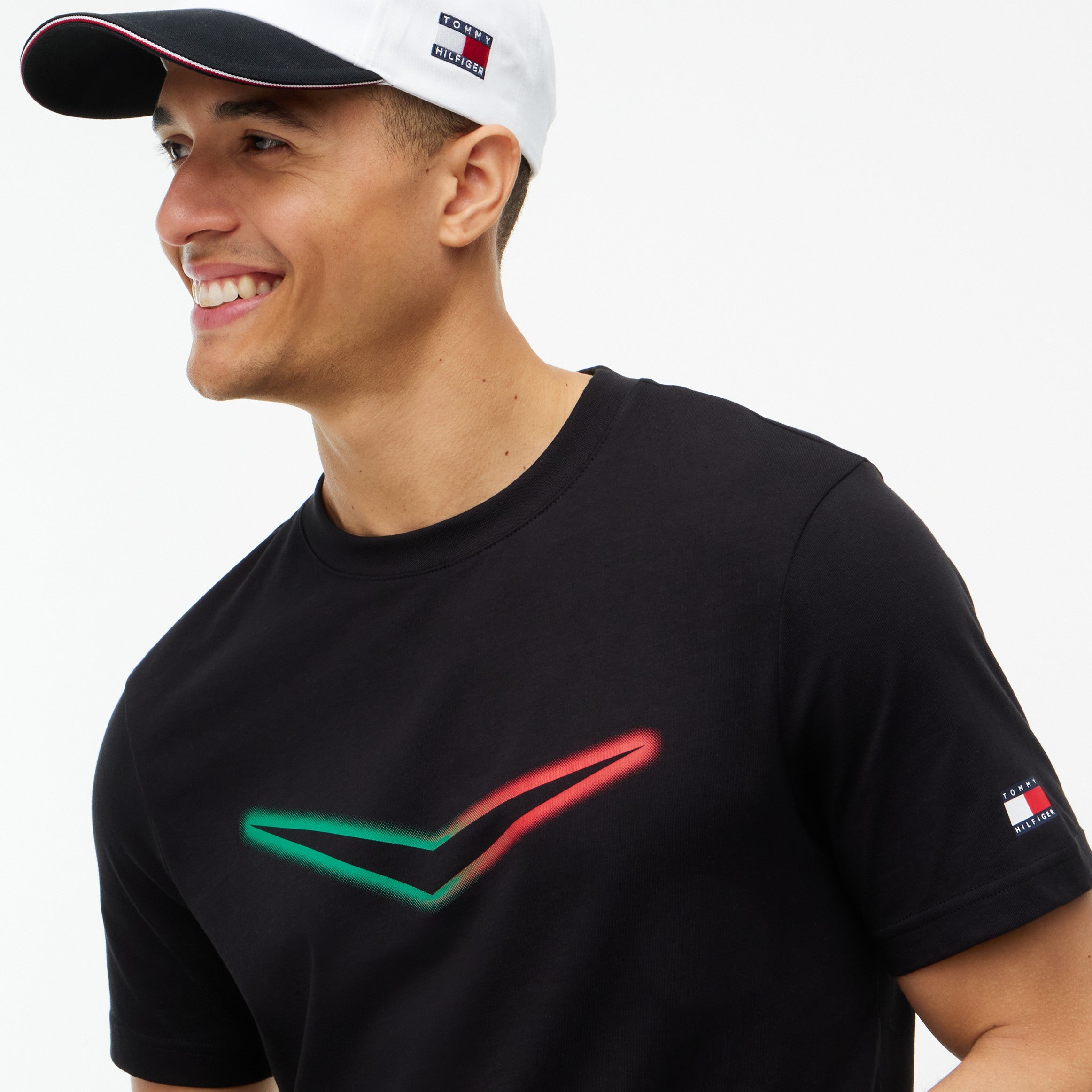TH x Cadillac F1 Team 凱迪拉克車隊墨西哥特別版黑色標誌性印花 T-Shirt MN0MN00144BDS