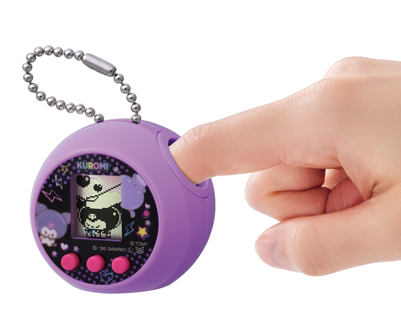 Kuromi 電子雞 Punirunes 電子寵物｜Sanrio Kuromi 虛擬寵物互動玩具｜Takara Tomy 日本正版｜香港現貨