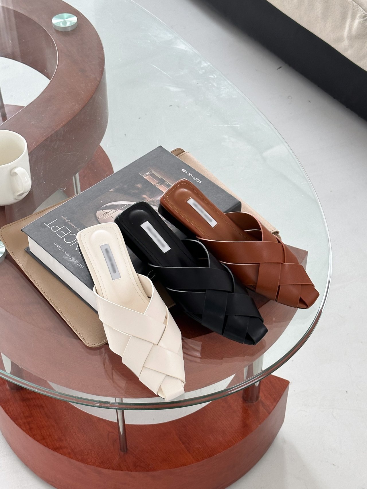 Braided Mule Flats (3 colors)