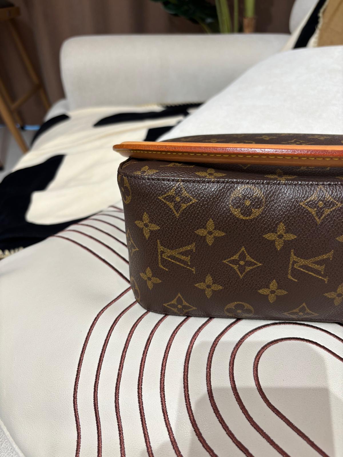 Lv looping hobo M51146 monogram 100%Authentic,98%new✅dust bag 