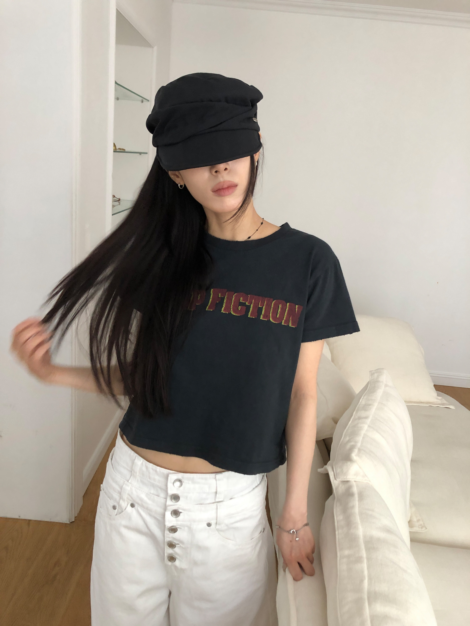 Vintage Film Graphic Crop Tee