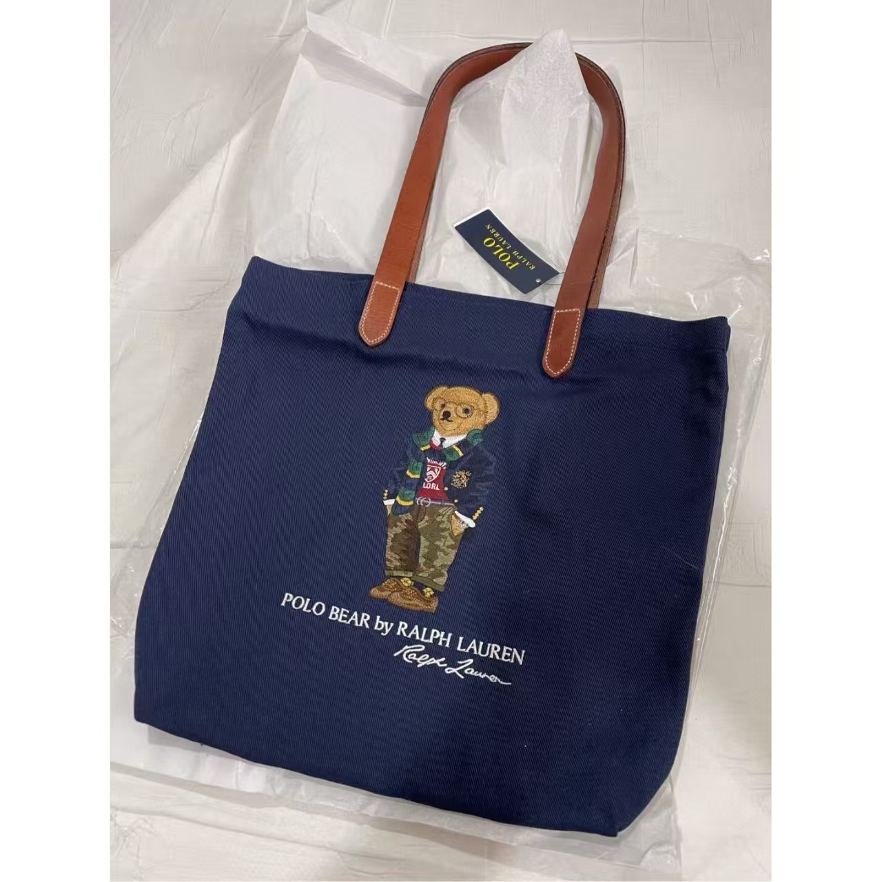 0330 POLO RL 藍色布料手袋 👜✨4月尾