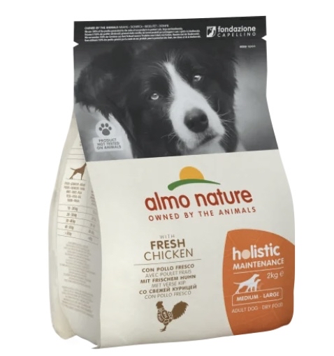 Almo Nature Holistic 中大型犬 | 雞肉 狗乾糧 2Kg