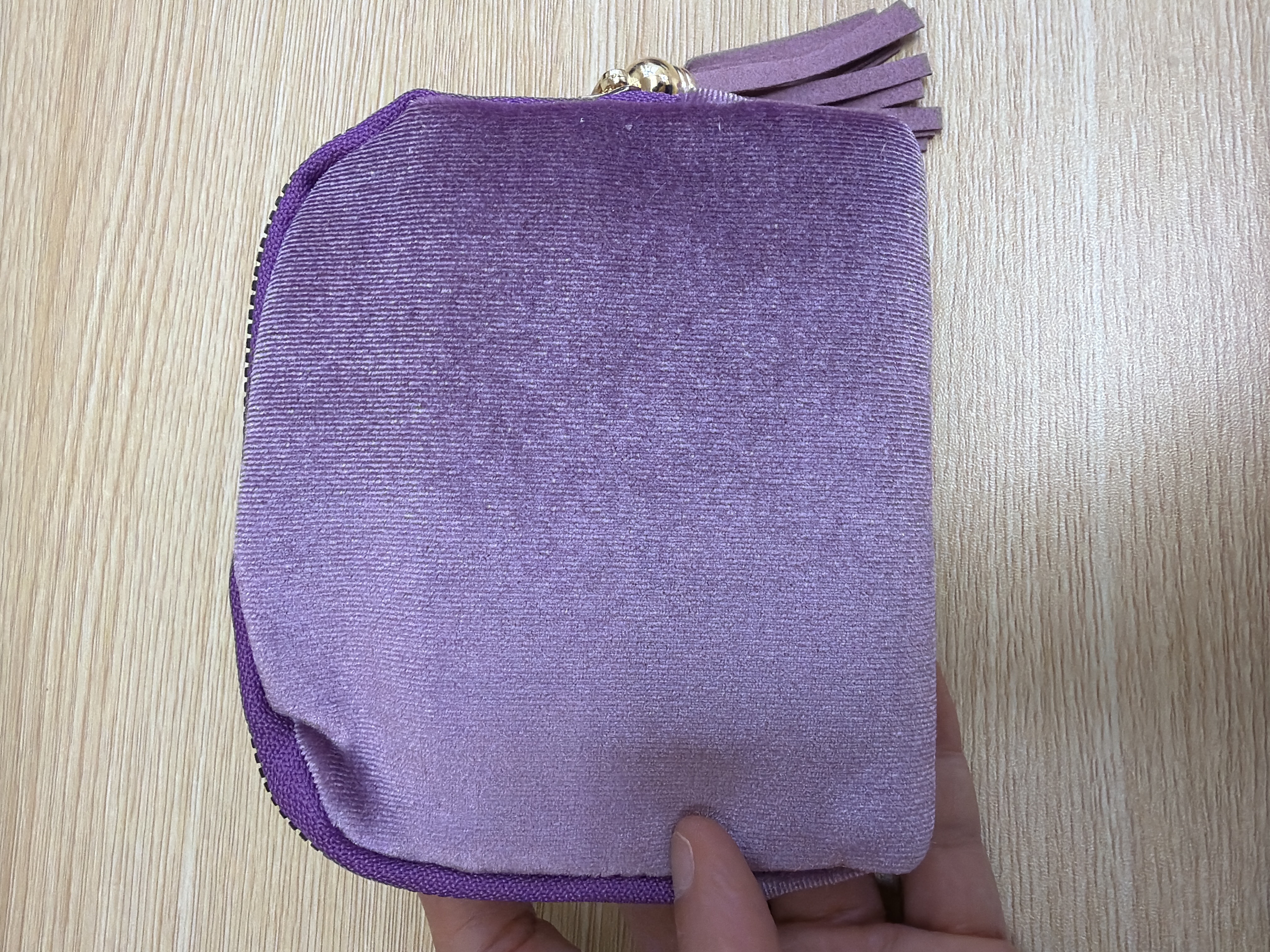 11*11cm 念珠📿手串分隔袋（粉紫）（大約可放7條）