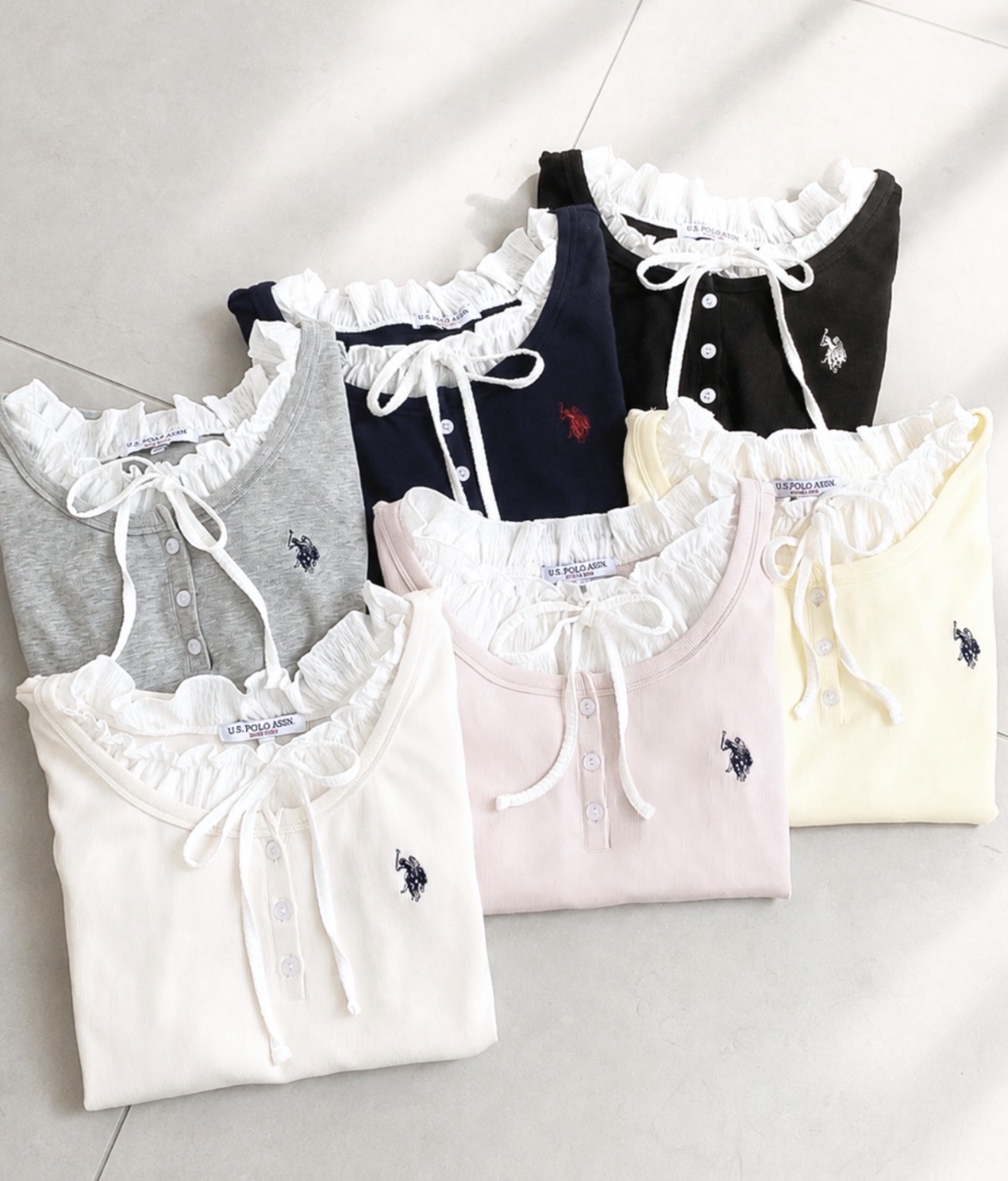 日本U.S. POLO ASSN.假兩件衫