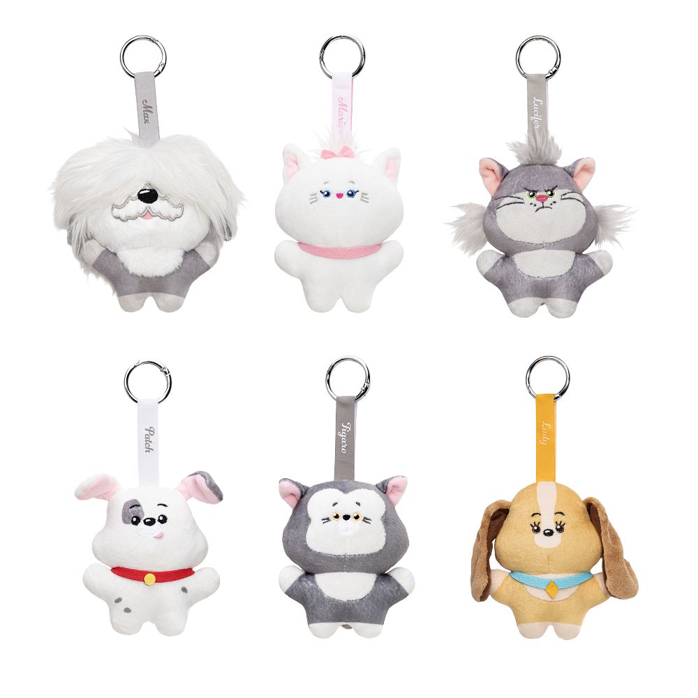 📦訂購 台灣限定 迪士尼 貓貓狗狗系列 扁扁絨毛吊飾 