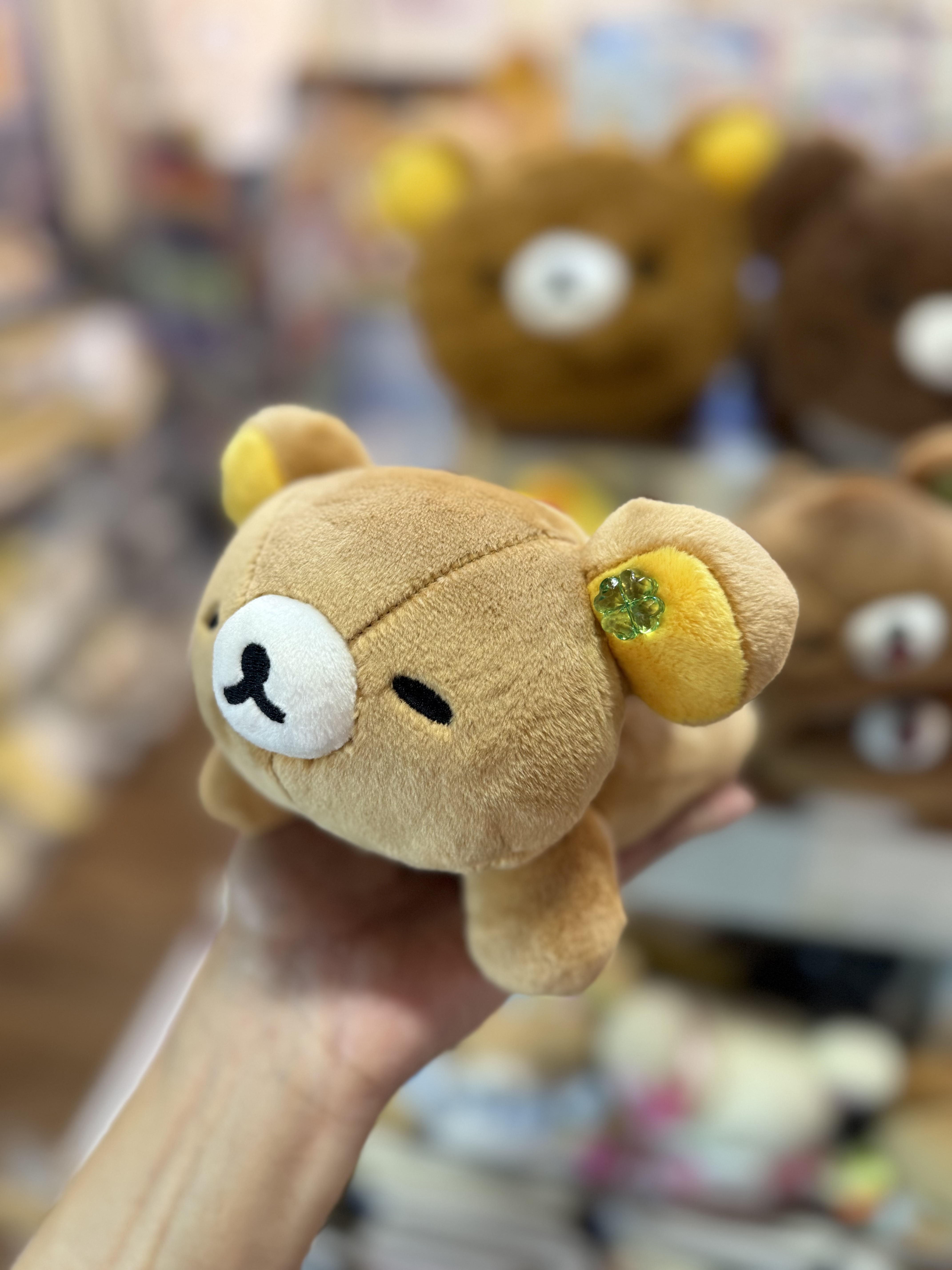 《現貨》全新小熊10週年紀念四葉草系列趴地公仔