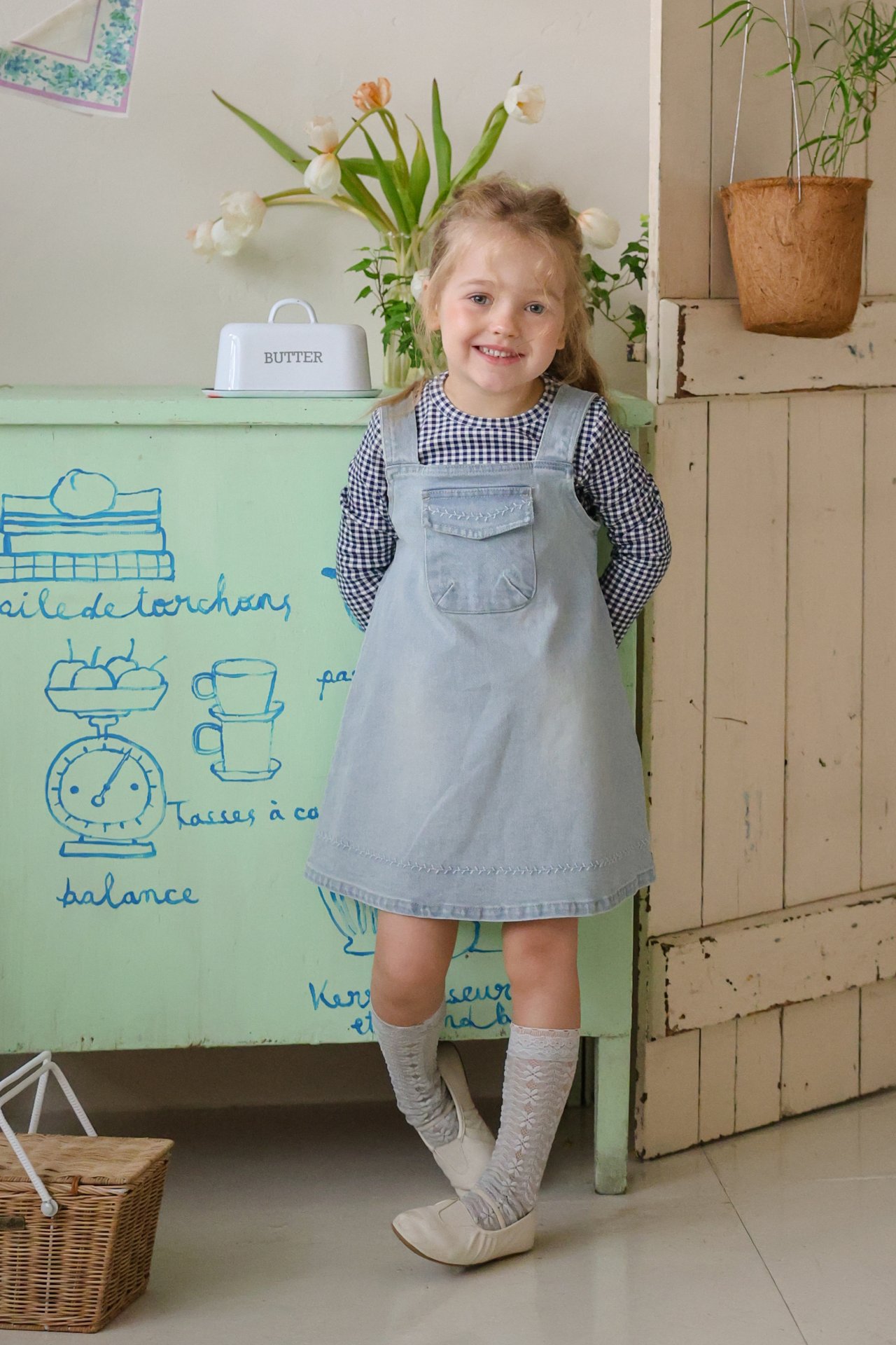 牛仔連身裙 (內搭需另配)