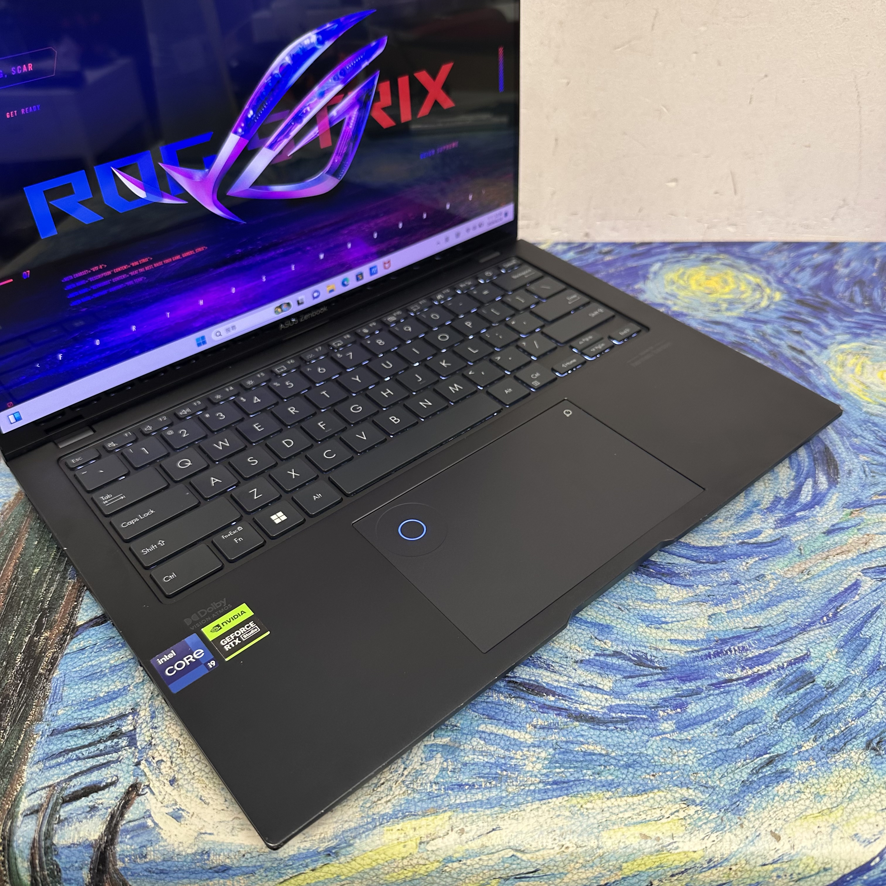 Asus Zenbook Pro 14寸 2.8K 120Hz OLED Mon Intel i9-13900H /16GB Ram/1TB SSD/ Dolby Atmos喇叭/ Gaming Laptop / Notebook / 黑色/ Win11/ YouTube / Netflix / Disney+/粗用一流