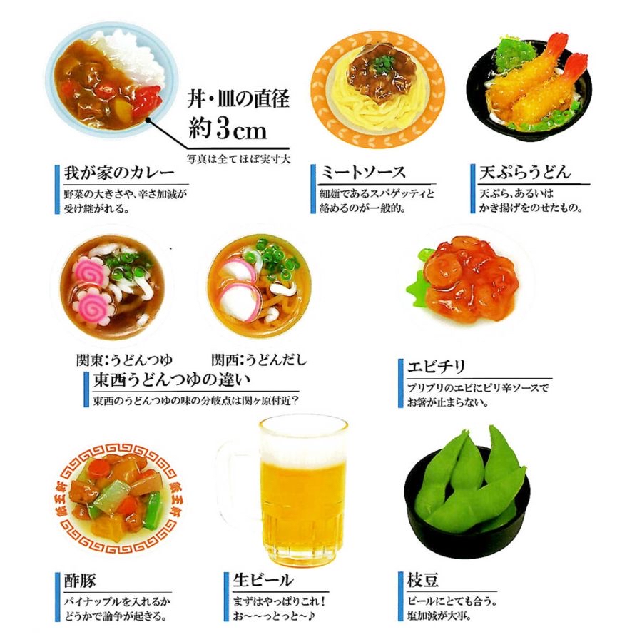 『預訂』大人之圖鑑食物系列微型磁鐵（隨機）