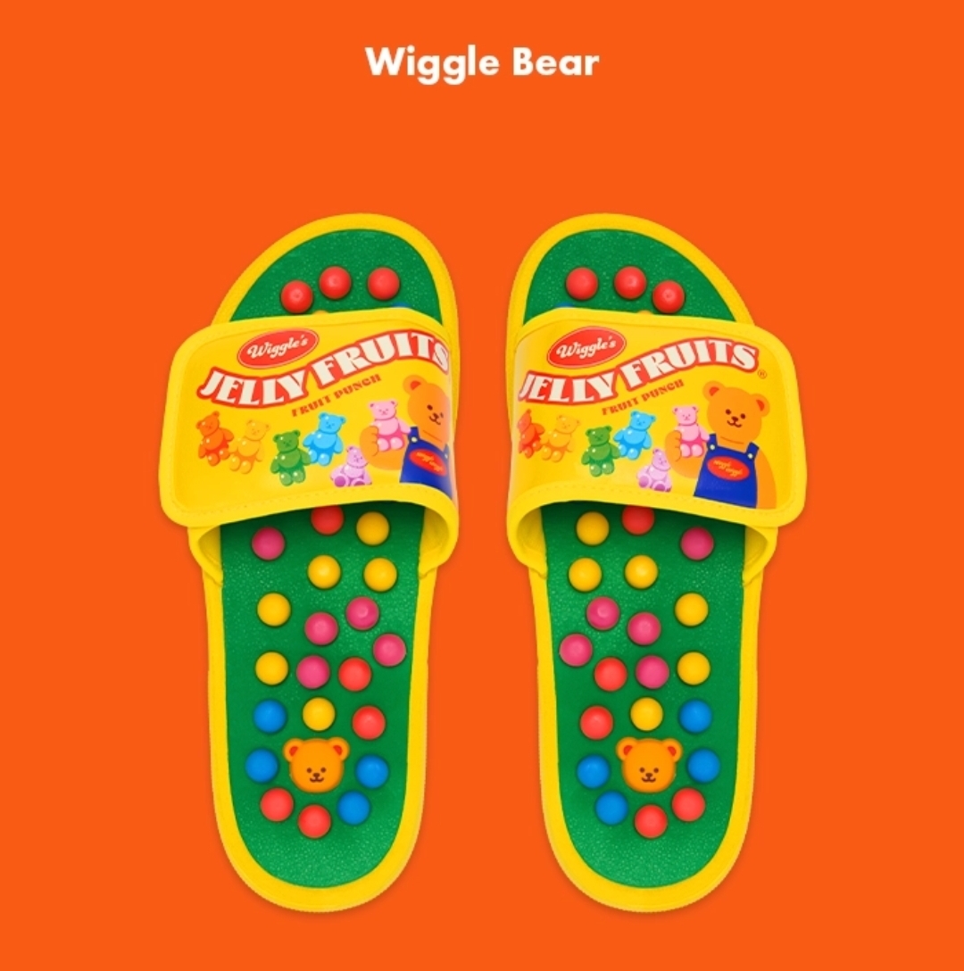 Wiggle Wiggle彩色指壓拖鞋🌈 
