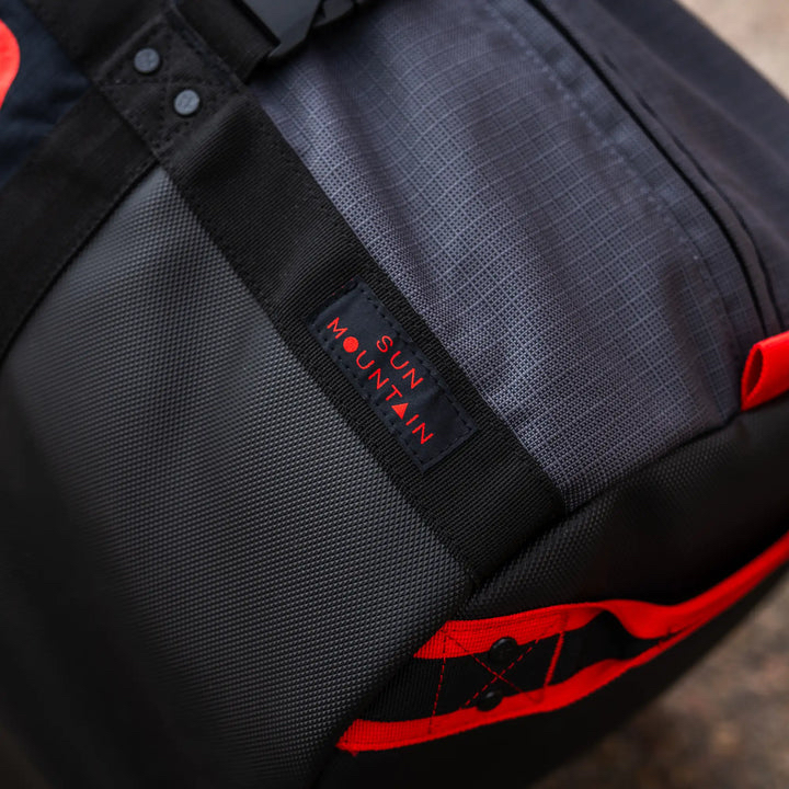 SUN MOUNTAIN CLUBGLIDER 3 Travel Bag 高級托運包- 黑/鋼灰/紅