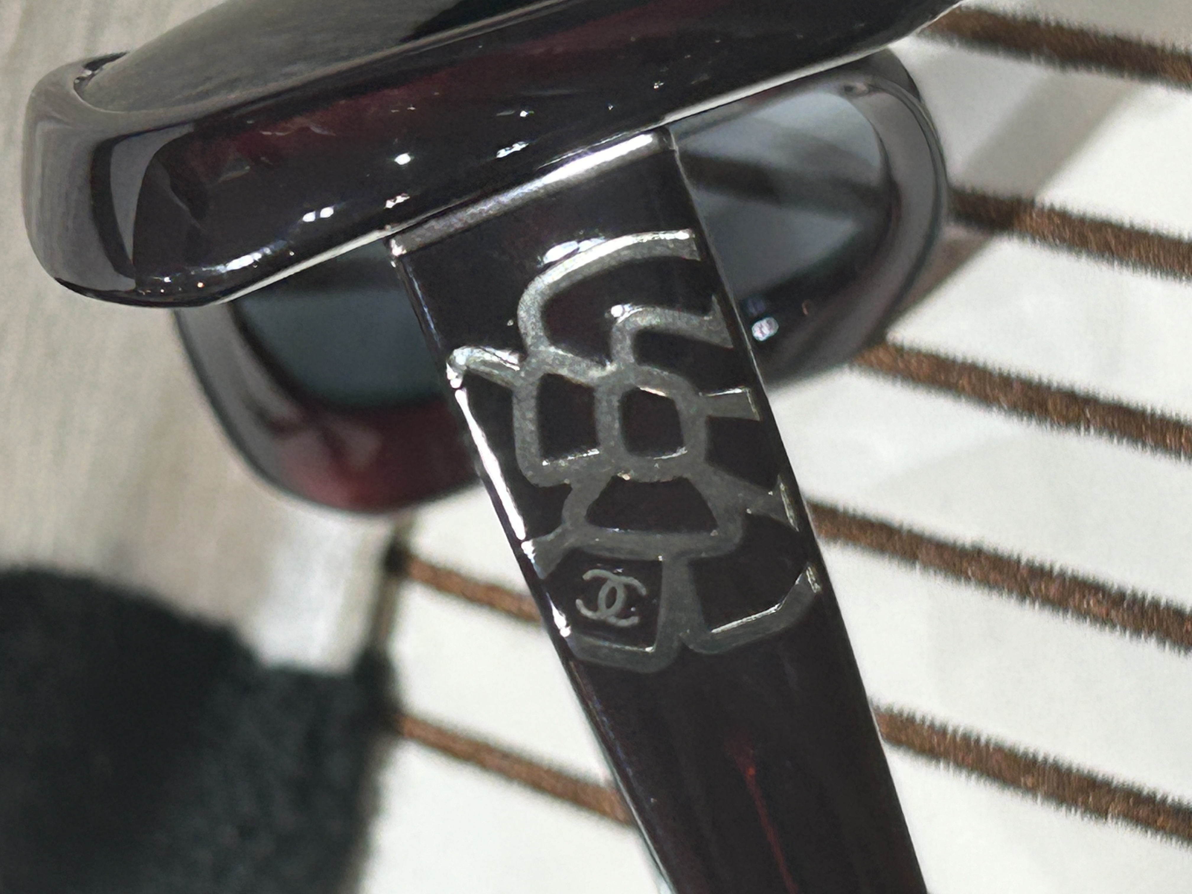 Chanel 山茶花 Sunglasses wine 5248 100%Authentic, 98%New 