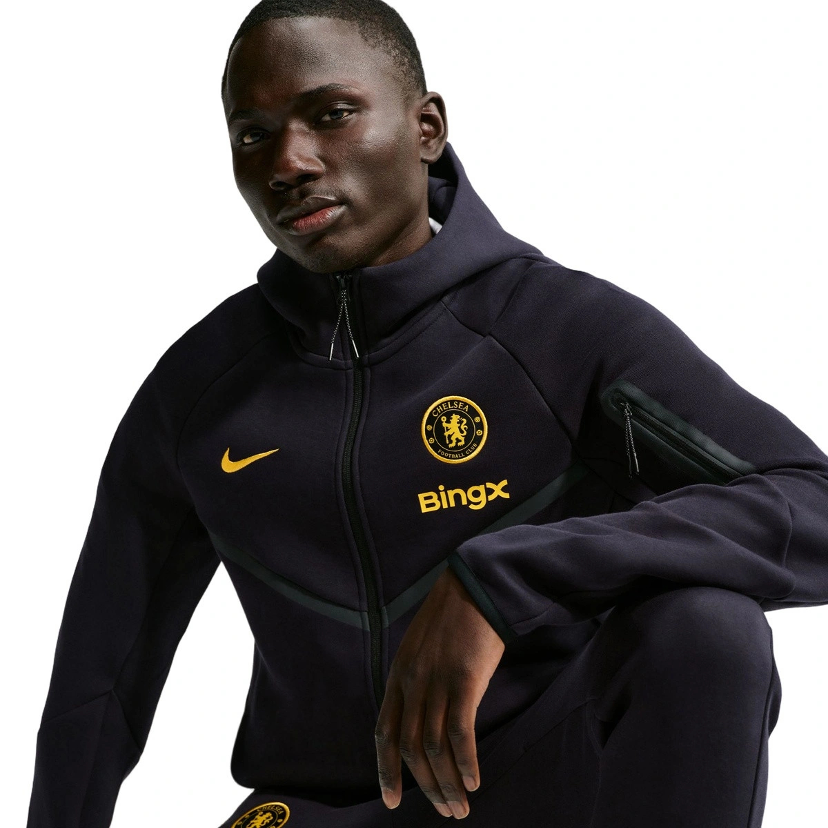 Nike Chelsea 車路士 2026-27 Tech Fleece 黑色休閒外套 II6417