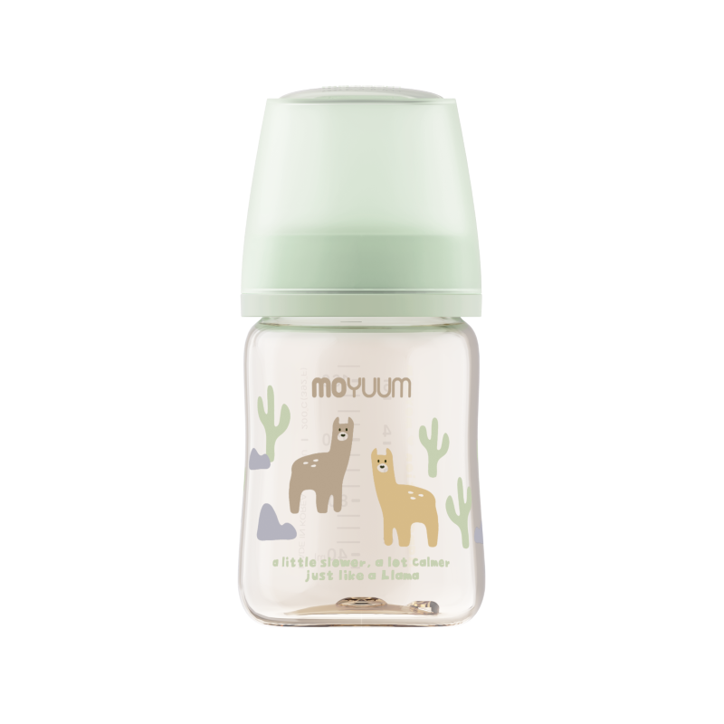 Moyuum - PPSU 寬口防漲氣奶瓶170ml(草泥馬) _MY258