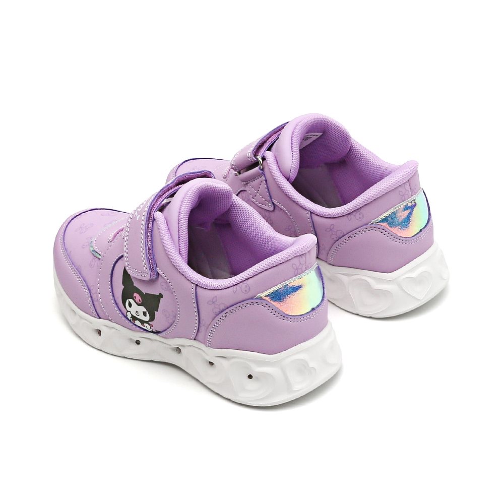 🇰🇷預訂 韓國直送🇰🇷Sanrio Kuromi人物印花魔術貼LED閃燈波鞋