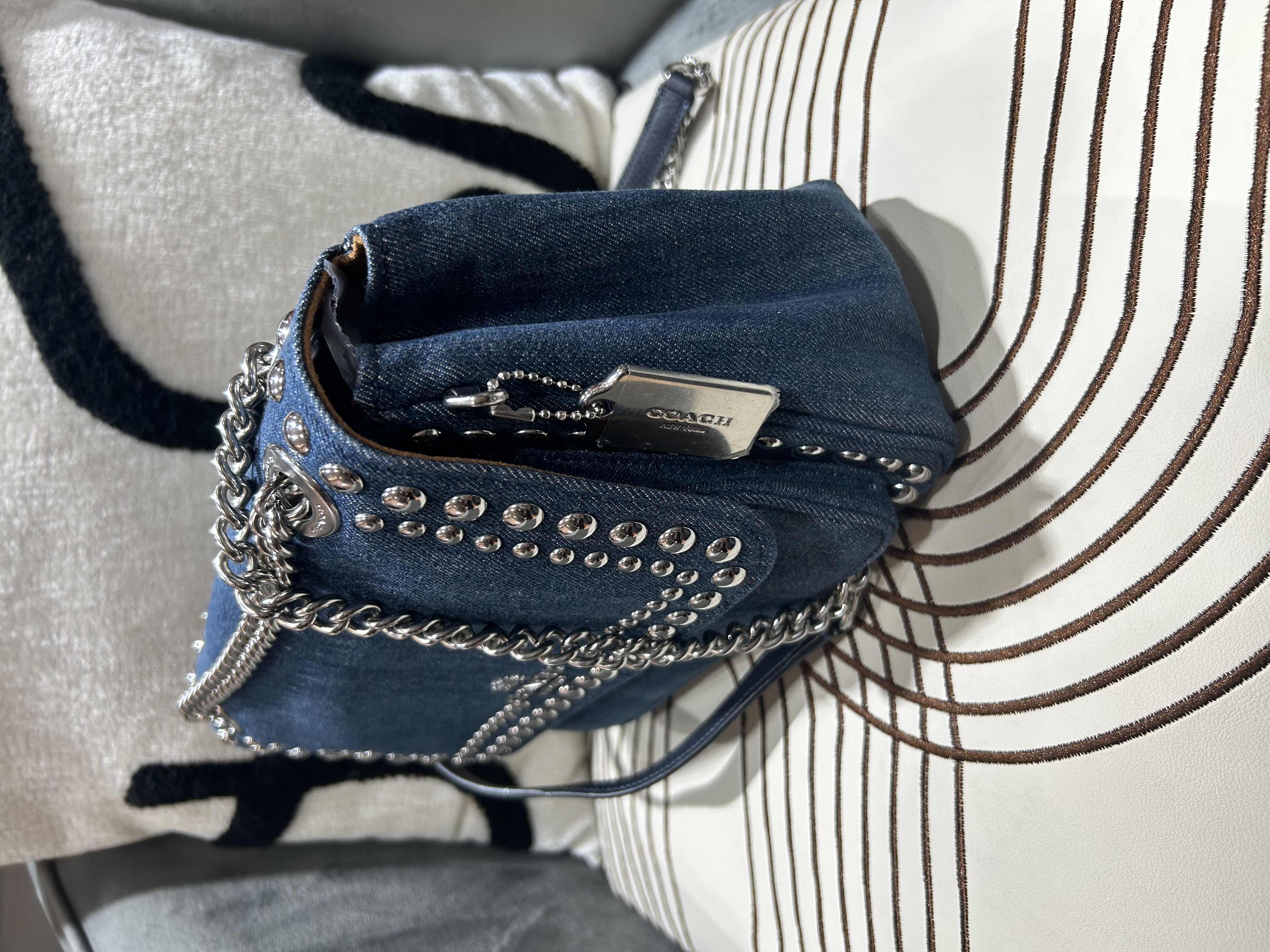 Coach Denim Crossbody Bag 100%Authentic, 98%New 