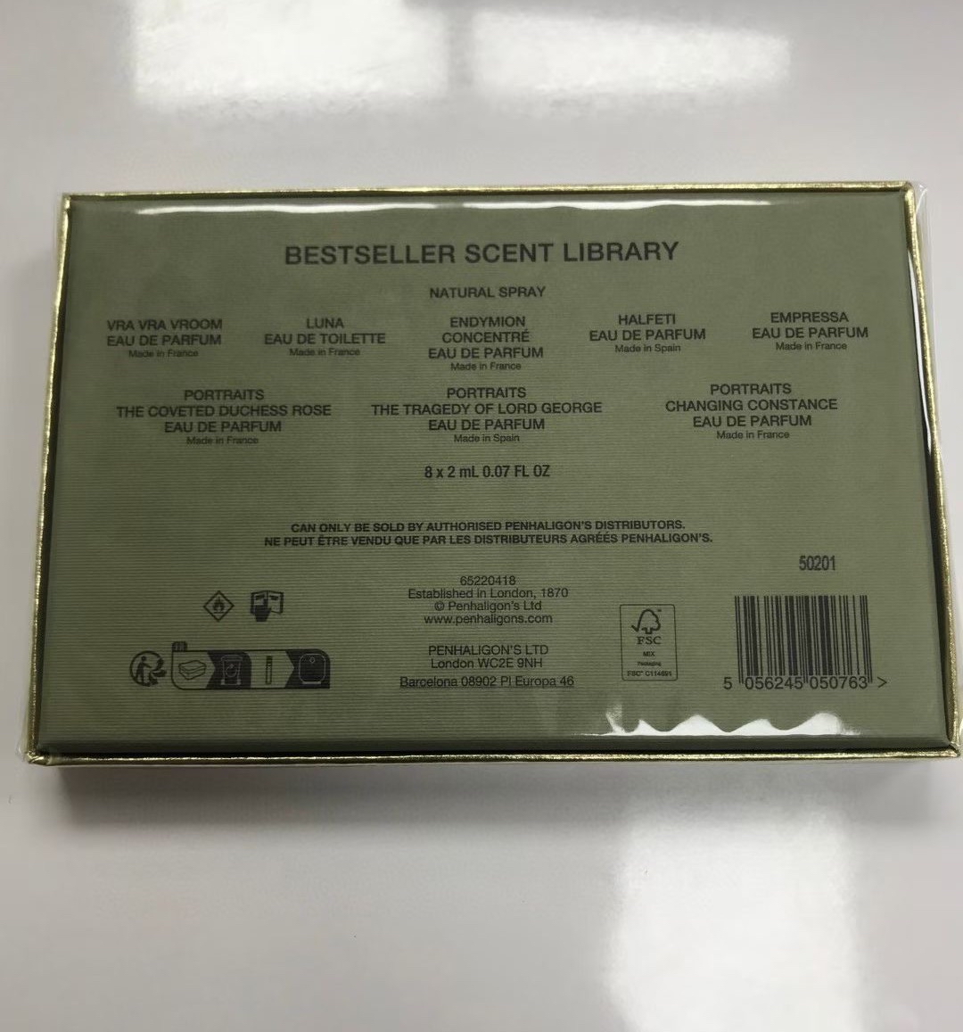 Penhaligon's 潘海利根 香氛殿堂禮盒 香味圖書館迷你香水套裝 2ml*8