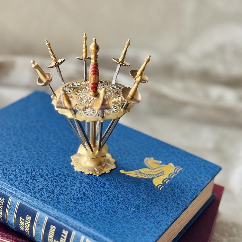 Vintage Spanish Toledo Sword Fruit Stick Set (MT2497)