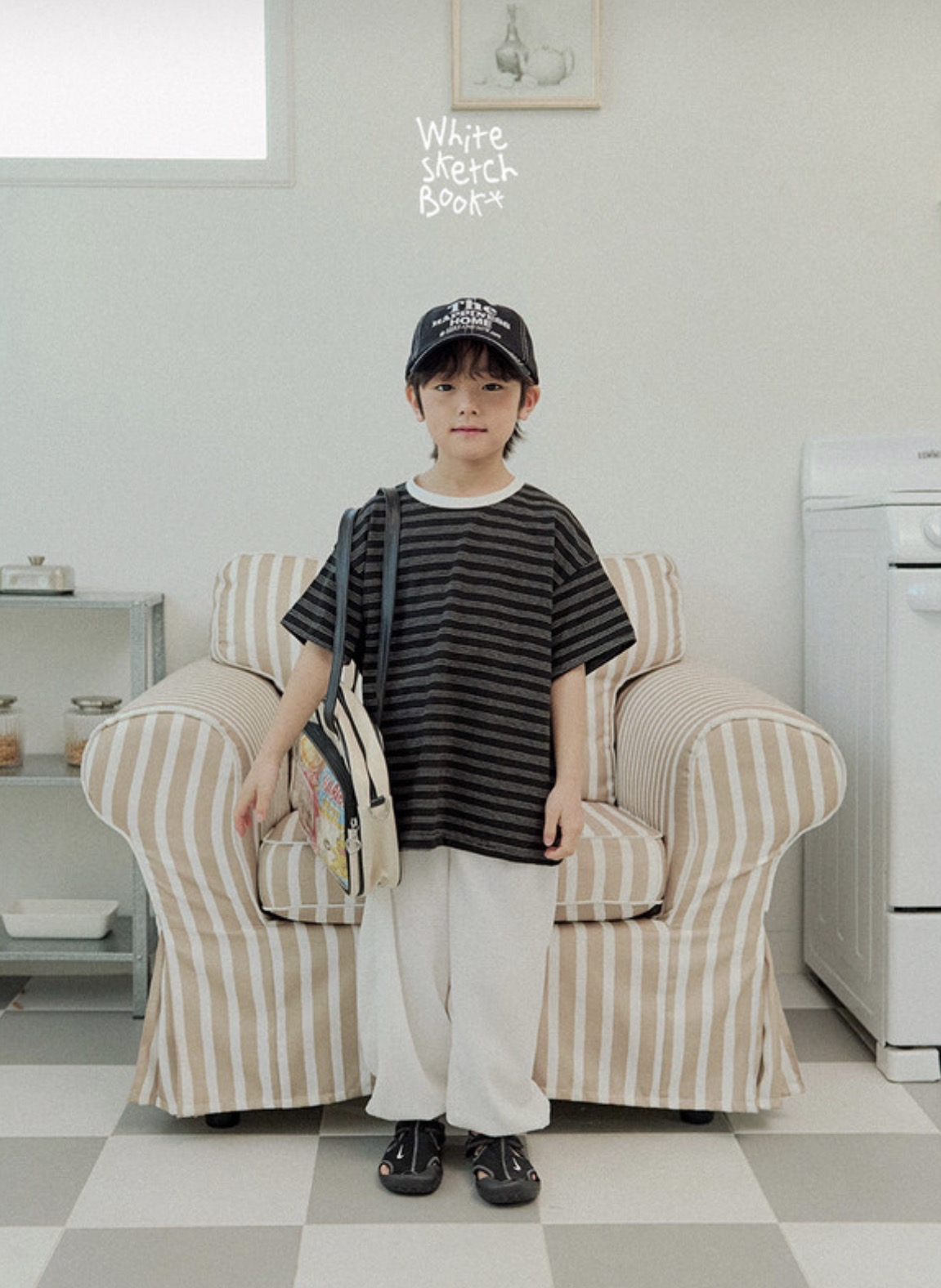 🇰🇷WhiteSketchBook tee