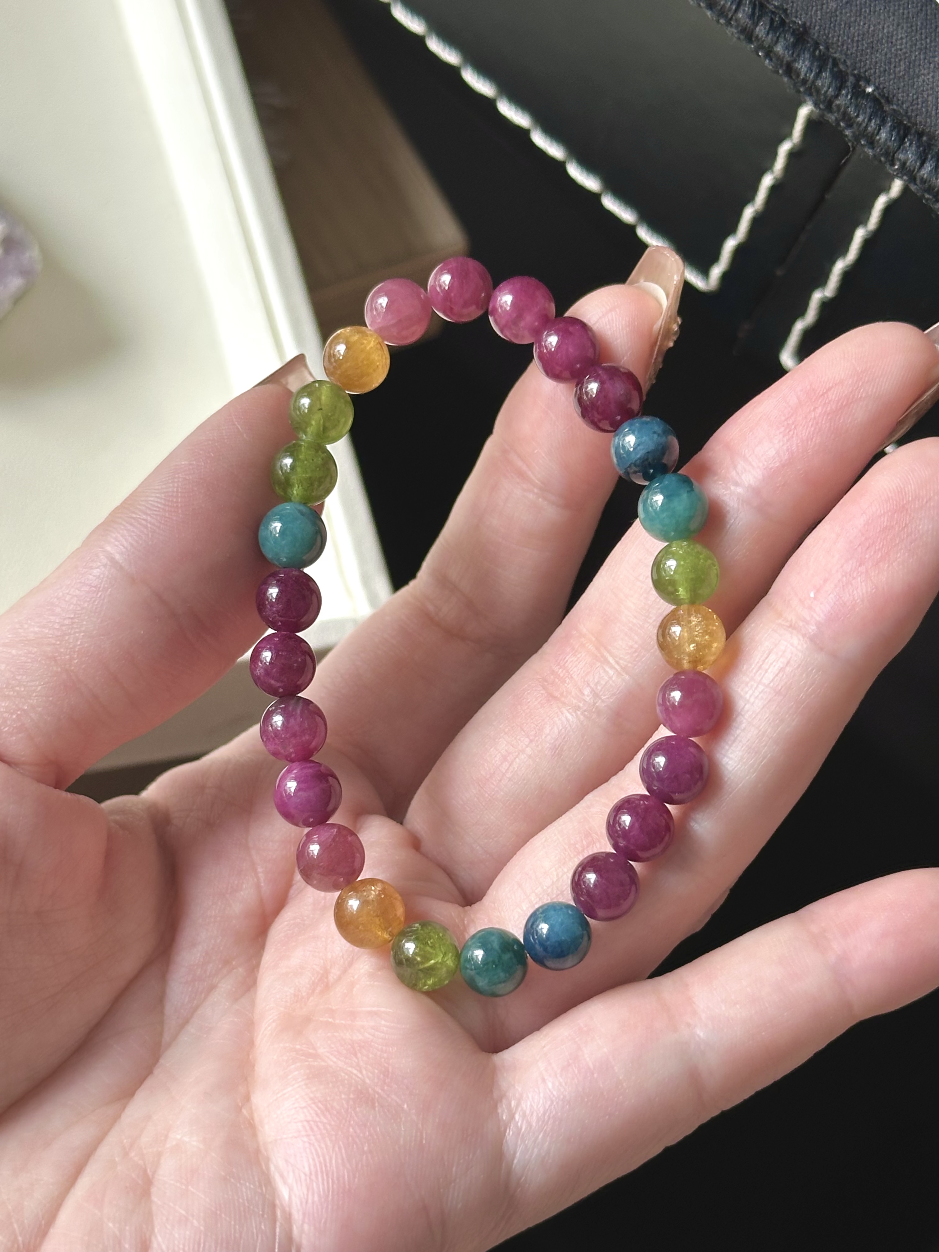 Toumaline 老矿碧玺 7.3mm （with ceritificate) 