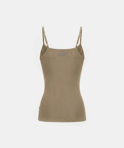 BS Cotton Jersey String Tank - Tobacco