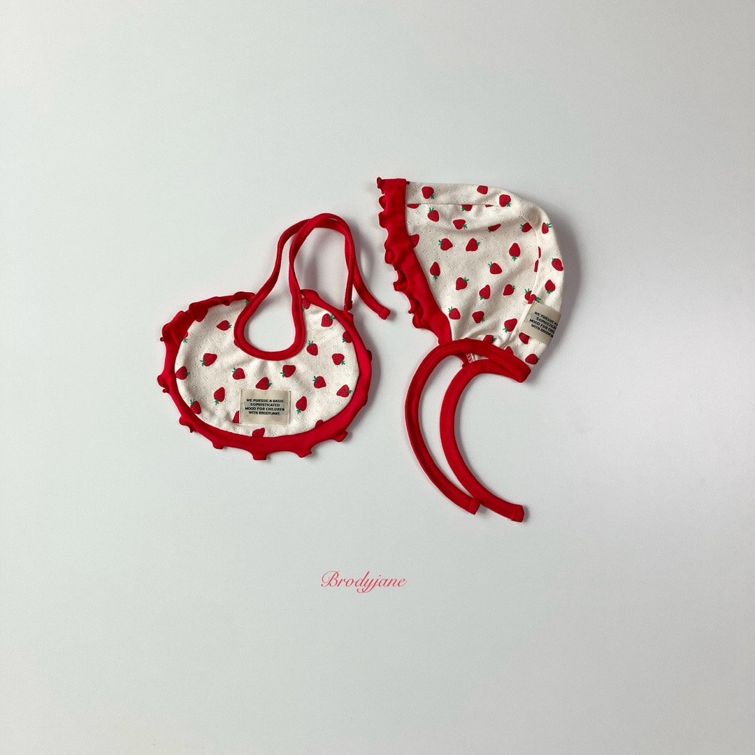 Strawberry Eyelet Short-Sleeve